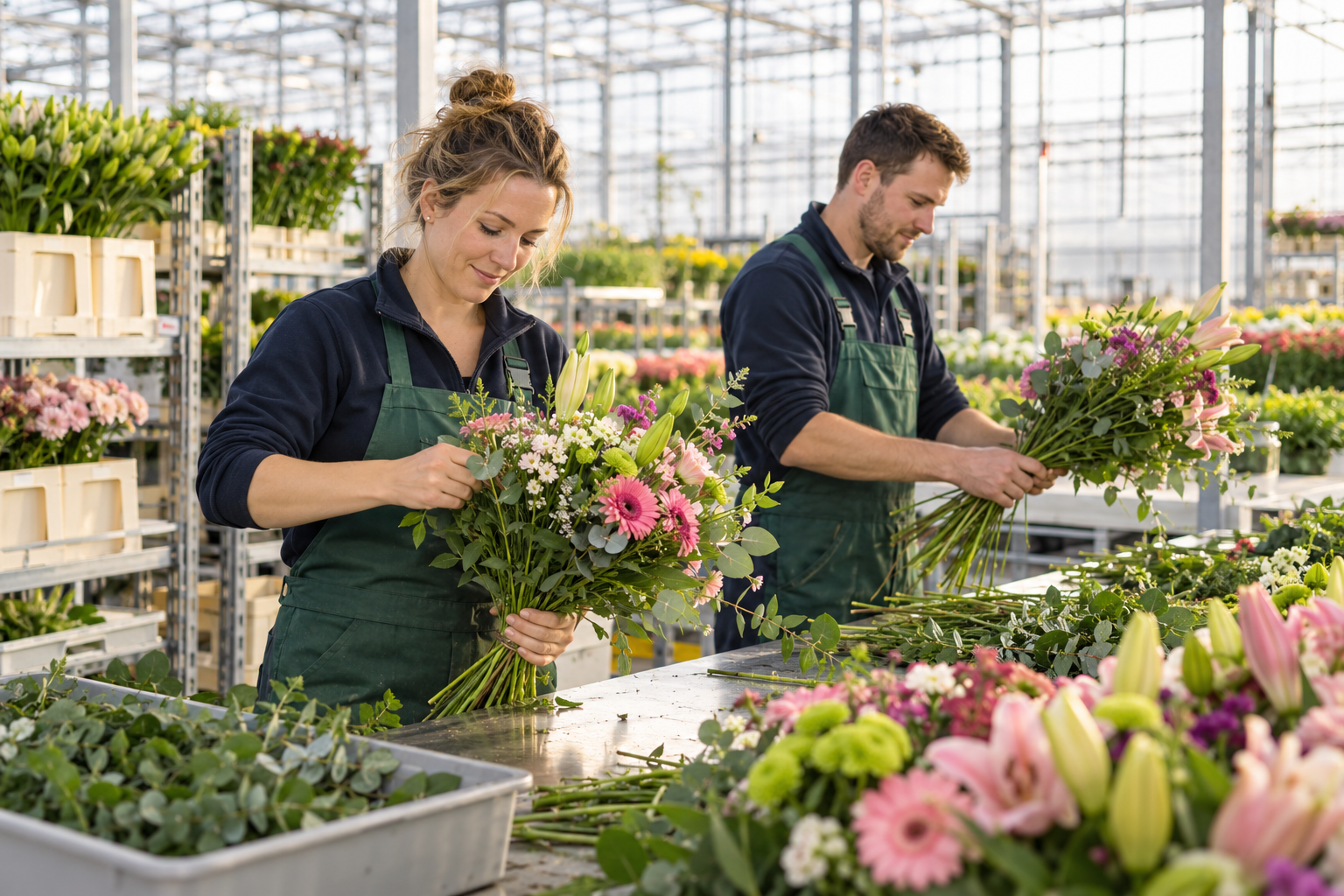 Bloemen en planten — AI-illustratie